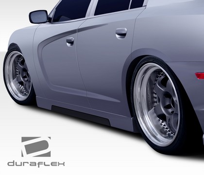 Duraflex Circuit Side Skirt Rocker Panels 11-19 Dodge Charger - Click Image to Close